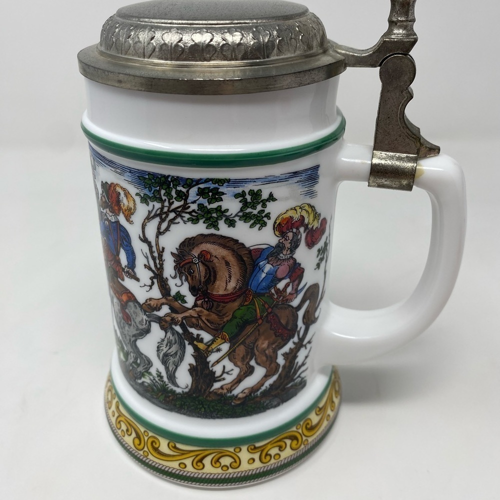 Vintage Original German BMF Beer Stein Mug with Lid - Picture 2 of 8
